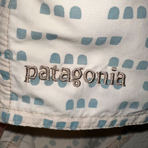 Patagonia Wavefarer Trunks Board Short Beach Cream Geometric Swim Men 36 *W34 - Picture 2 of 9